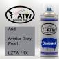 Preview: Audi, Aviator Gray Pearl, LZ7W / 1X: 400ml Sprühdose, von ATW Autoteile West.